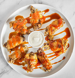 Fall Off The Bone Wings Luxe Snaq’s casual dining menu