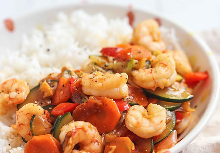 Chinese Style Shrimps & Veg