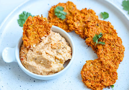 Baked Carrot Fritters