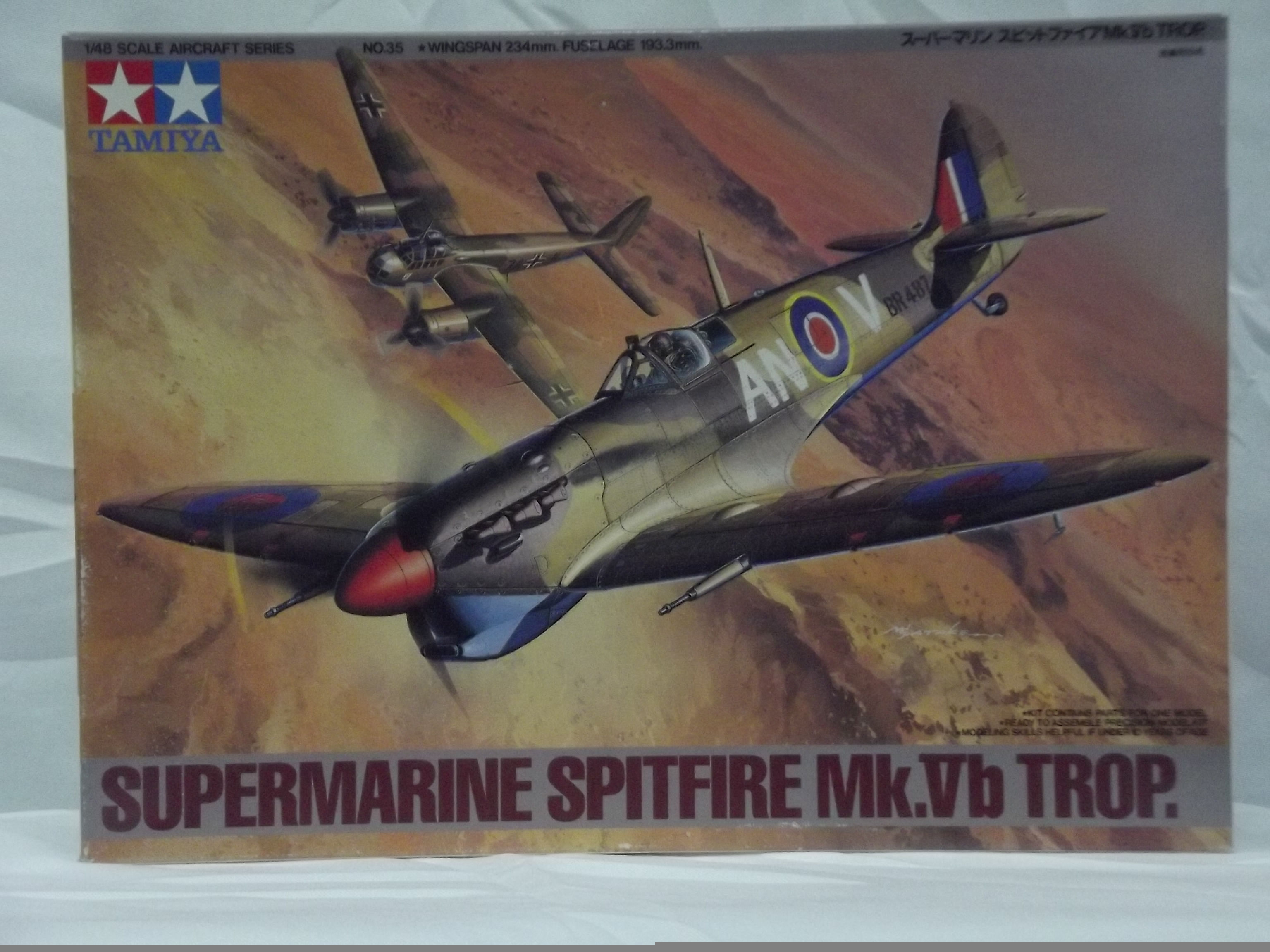 Kit Supermarine Spitfire MK Vb Trop Tamiya 1/48