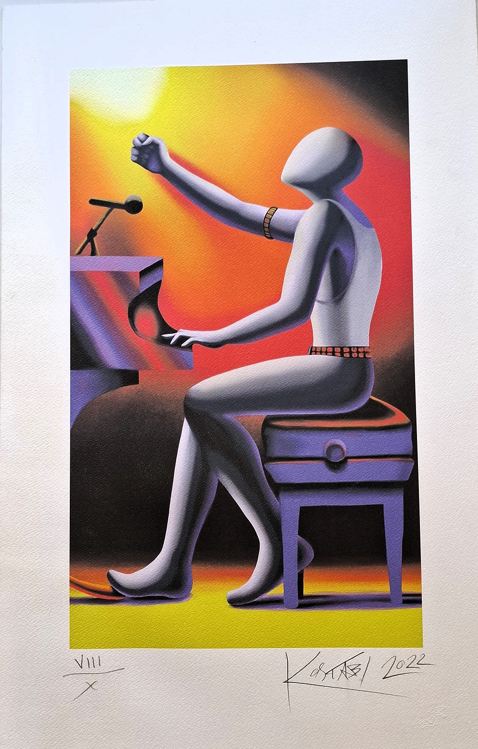Mark Kostabi "Omaggio a Freddie Mercury"