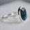 Thumbnail: Teal Blue Kyanite Silver Ring UK Size L