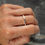 Thumbnail: Hammered Silver & Gold 2mm Keum Boo Ring