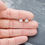 Thumbnail: Solid 9ct Gold Diamond Pebble Stud Earrings