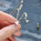 Thumbnail: Solid 9ct Gold Hammered Heart Stud Earrings