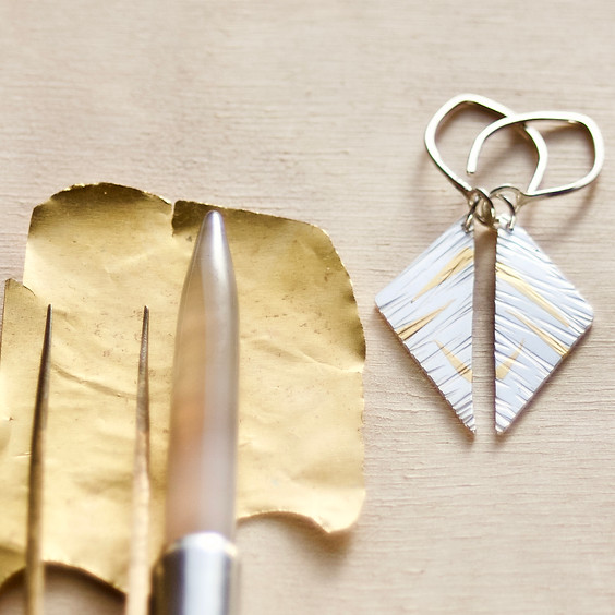 JAN 2022 Make Your Own - Keum Boo Earrings - Taster Session