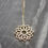 Thumbnail: 3D Printed Gold Plated LC Floral Layered Pendant
