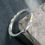 Thumbnail: Hammered Silver & Gold 2mm Keum Boo Ring
