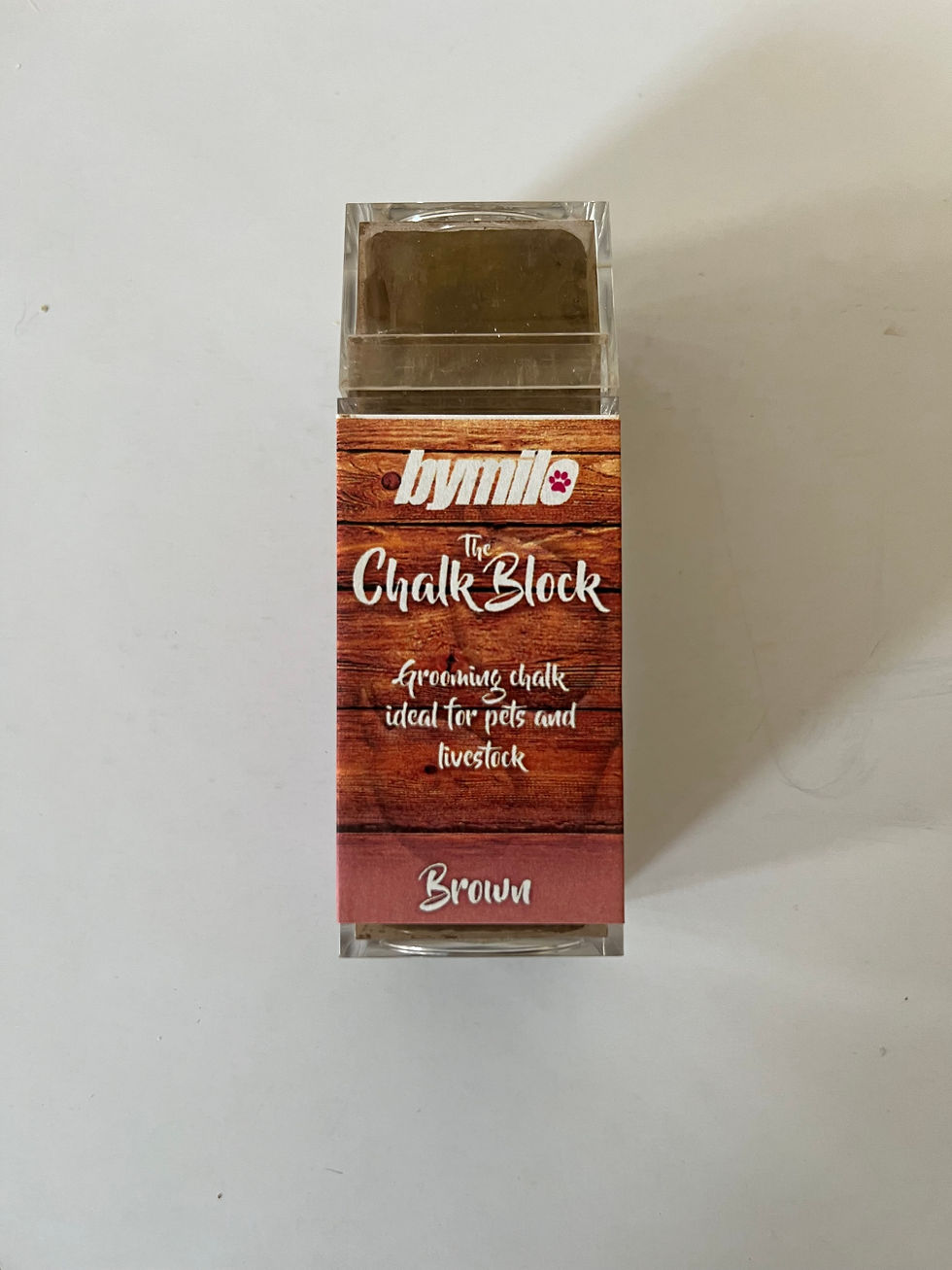 Thumbnail: bymilo The Chalk Block Grooming chalk ideal for pets and livestock Brown. The Chalk Block - 9 Colours