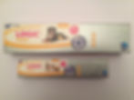 Two Logic Firm boxes with a dog illustration and visible text for dogs.