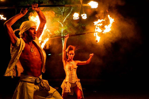Hire Fire Dancer artist - Spain Ibiza | Red Panda Agency Entertainment