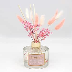 lesser and pavey LP48809 Pampas Diffuser | for Adults | Multicolor Accessory, Pink, Rose, 200ml