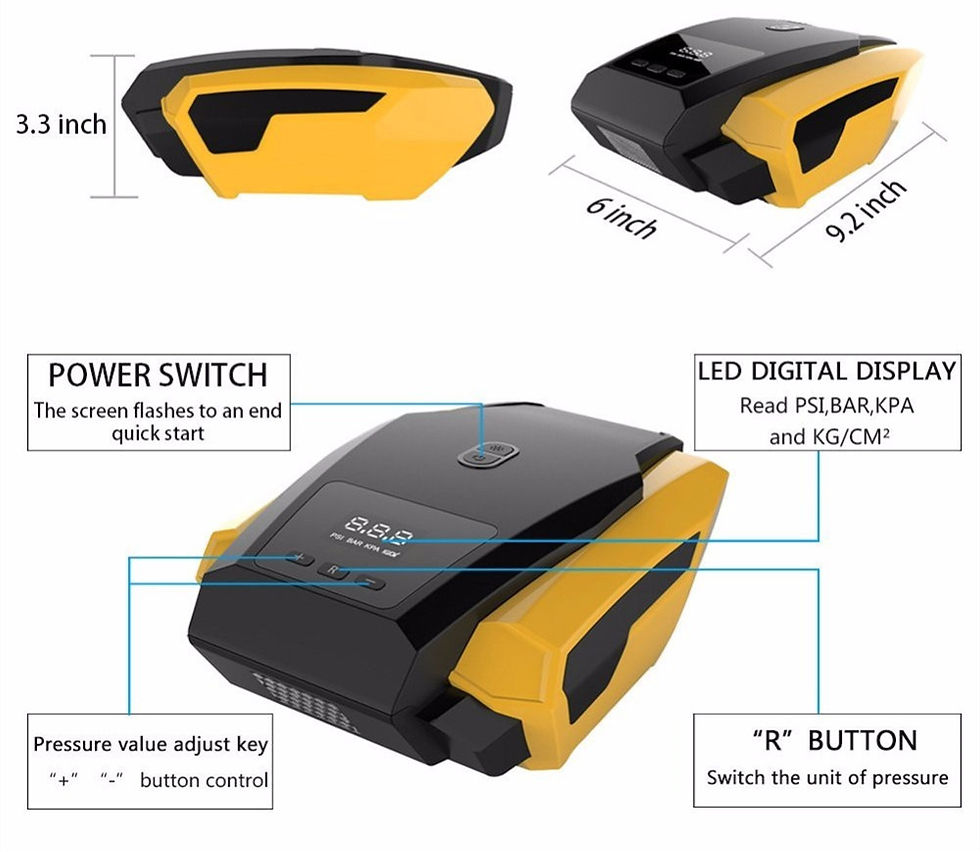 Thumbnail: Electric Car Air Pump Inflator Tool