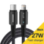 Thumbnail: Essager Type C Cable For IPhone 11 12 13 Pro Max XS 20W Fast Charging Cable Type
