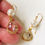 Thumbnail: Faceted Pearl and Crystal Drop Earrings 
