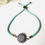 Thumbnail: Sunburst Tiffany Blue Adjustable Cord Bracelet 