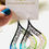 Thumbnail: Large lightweight Tainbow Metal Teardrop Earrings  