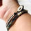 Thumbnail: Double Wrap Gemstone Power Bracelet 