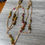 Thumbnail: Watermelon tourmaline Tiny Bead Gold Filled Chain Necklace