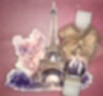 Eiffel Tower with wall decor