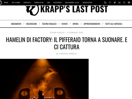 HAMELIN visto da Vincenzo Sardelli su Klpteatro.it
