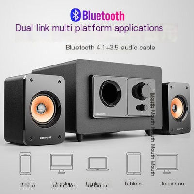 Miniatura: German Q60 Bluetooth Subwoofer Multimedia Speaker 2.1