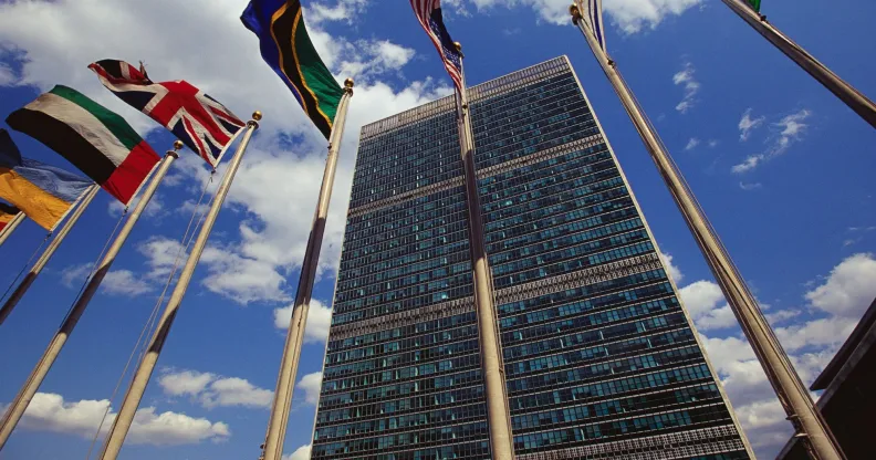 The UN draft report claimed gender dysphoria is ‘socially contagious’. (Getty)