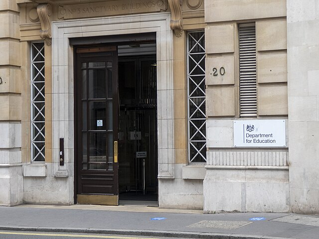 United Kingdom Department for Education (Sebastiandoe5 | Wikicommons)