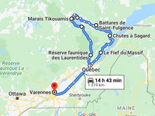Saguenay-Lac-Saint-Jean en 3 jours (1 316 km)