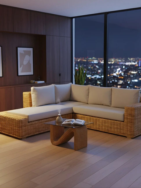 What should you consider before buying a three seater rattan sofa?