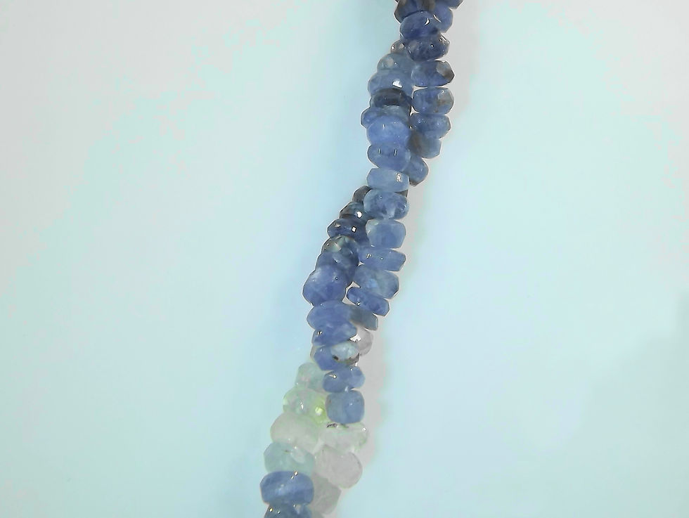 Miniatura: Colar Shaded com Safiras Naturais