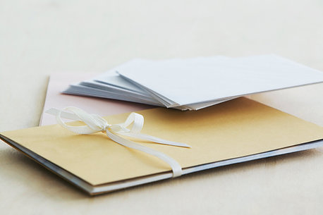 CARTE A MESSAGES, pour ajouter un mot à votre commande
