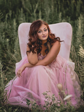 strapless open back dress Pink Puff Sleeves Floral Ruffle Short Homecoming Dress with Bow Pink / US 12 main image 1