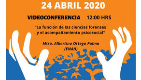 24 de Abril   |   VIDEOCONFERENCIA Atención y Acompañamiento Psicosocial