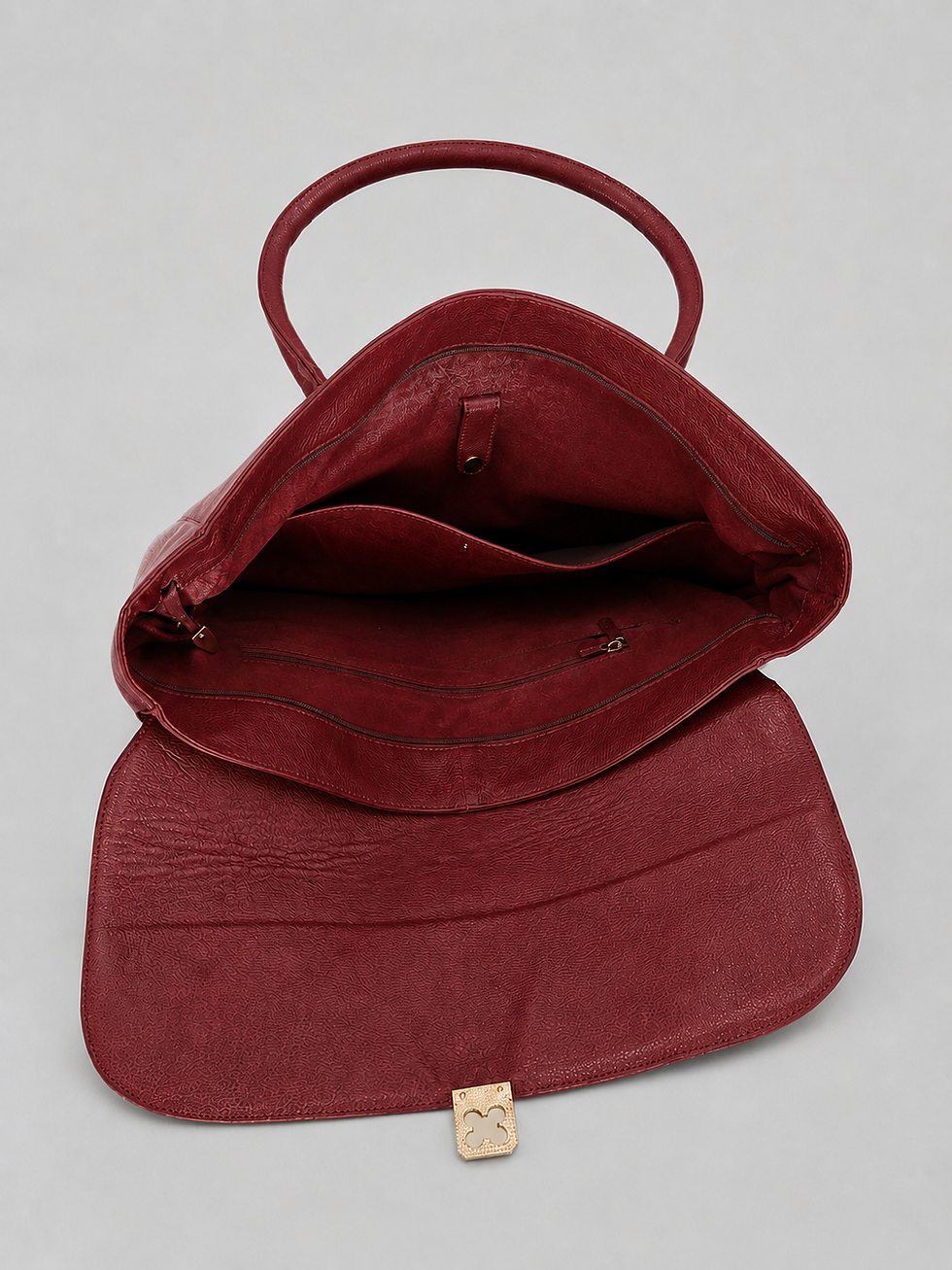 Thumbnail: The Ava Office Tote - Maroon
