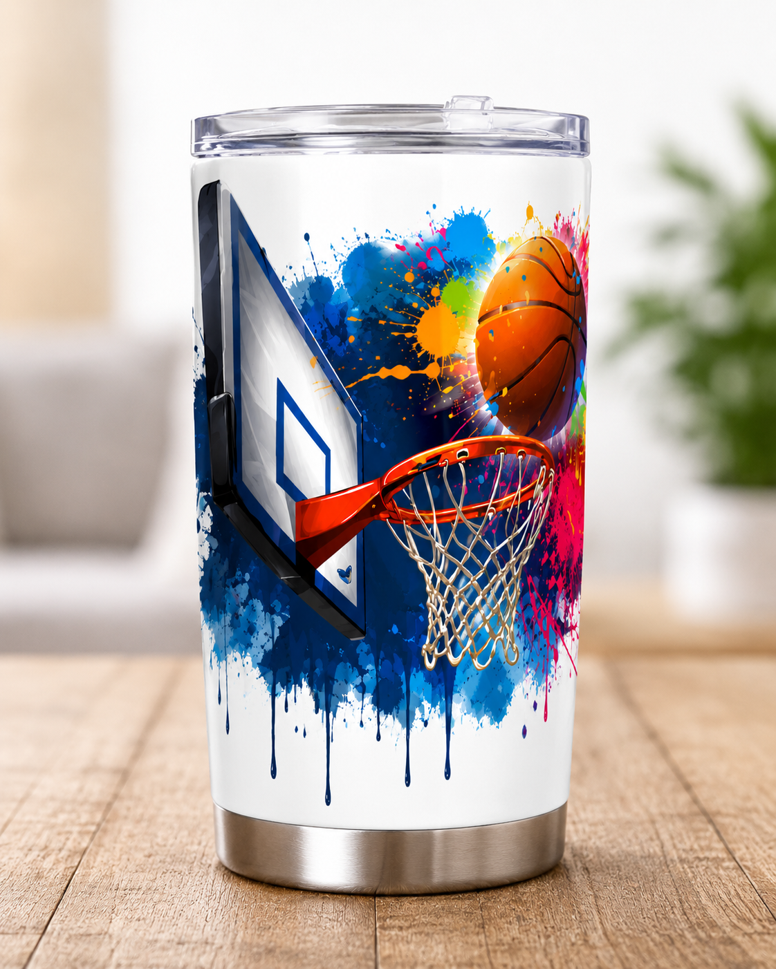 Bold Make Money Tumbler featuring stacks of cash, golden crown, and motivational quote “Make Money Don’t Let the Money Make Y
