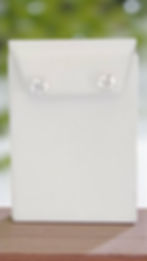 Thumbnail: 1005 Rhodium Plated Sterling Silver CZ Stud Earrings 8mm