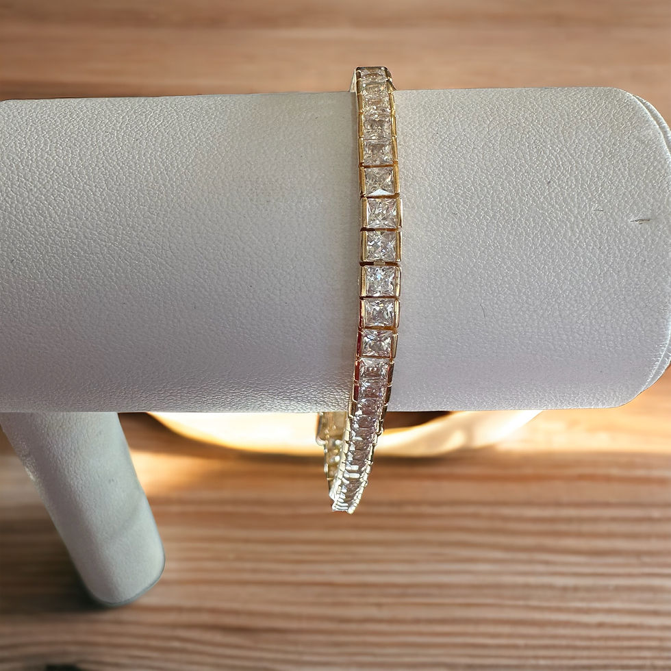 Thumbnail: 351 Cubic Zirconia Tennis Bracelet