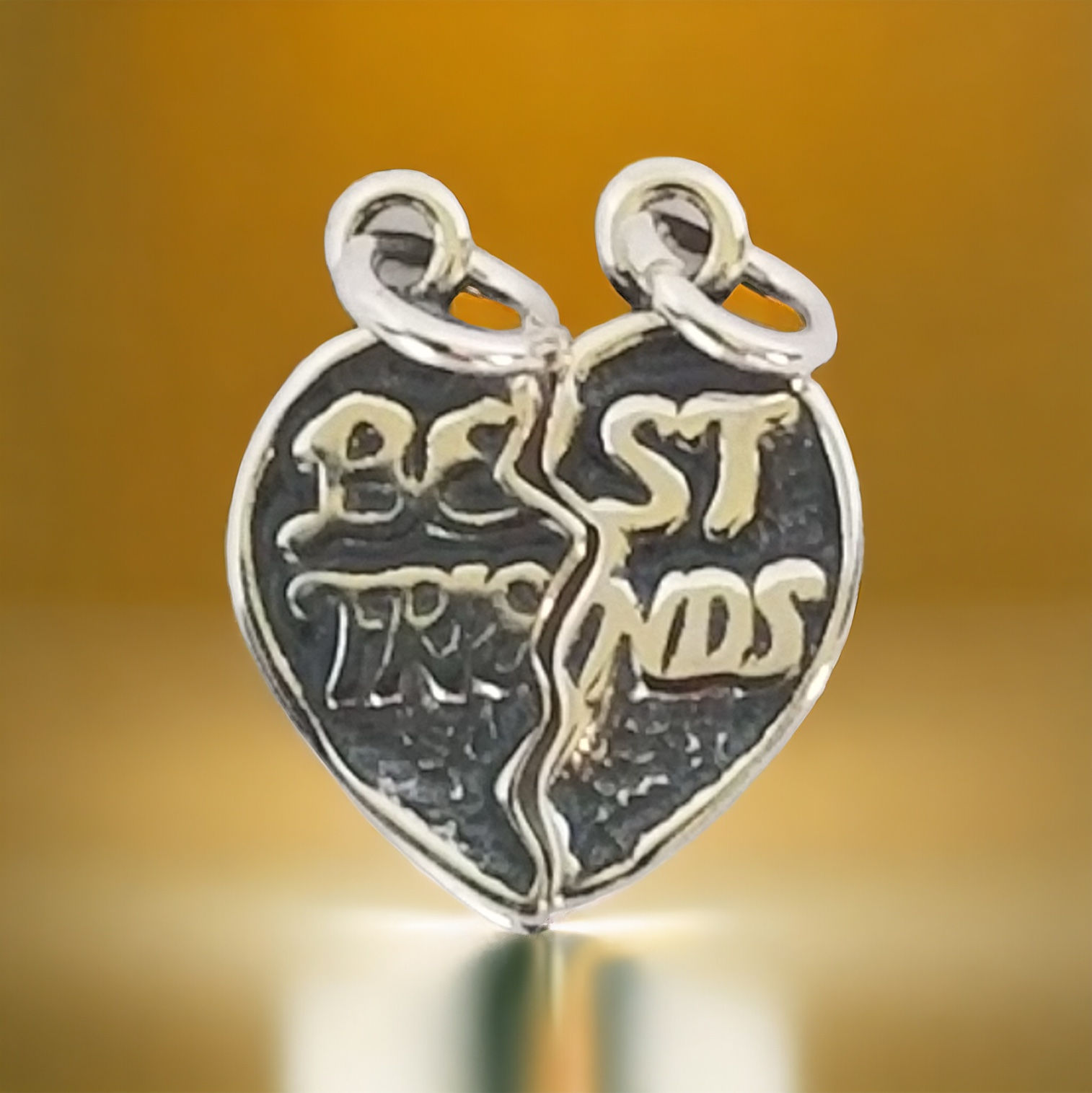 116233  Sterling Silver Small Break - Away Best Friends Charms