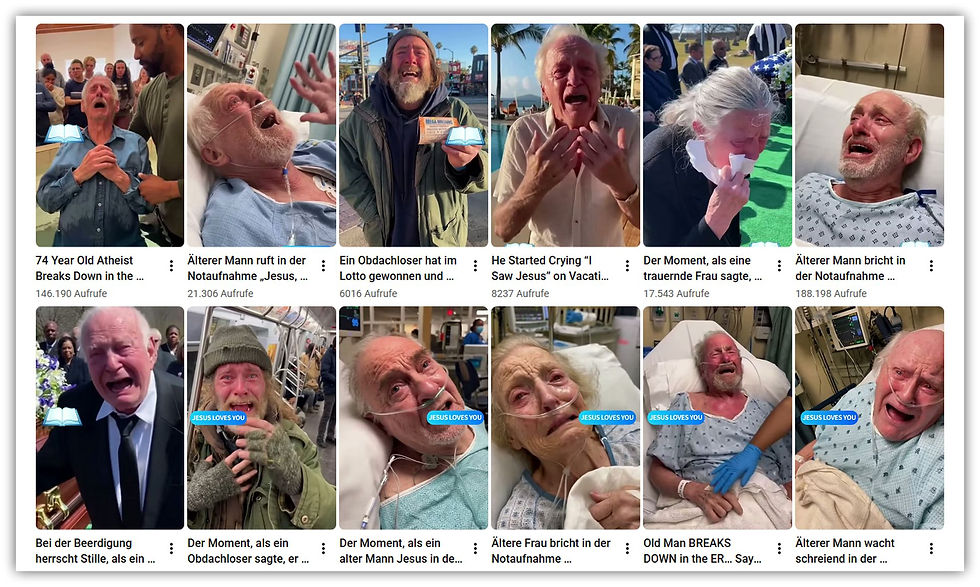 YouTube Kanal When God Spoke To Me unseriös