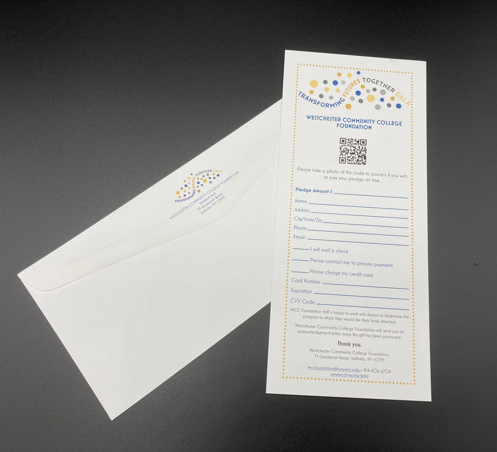 Gala Sponsor Card