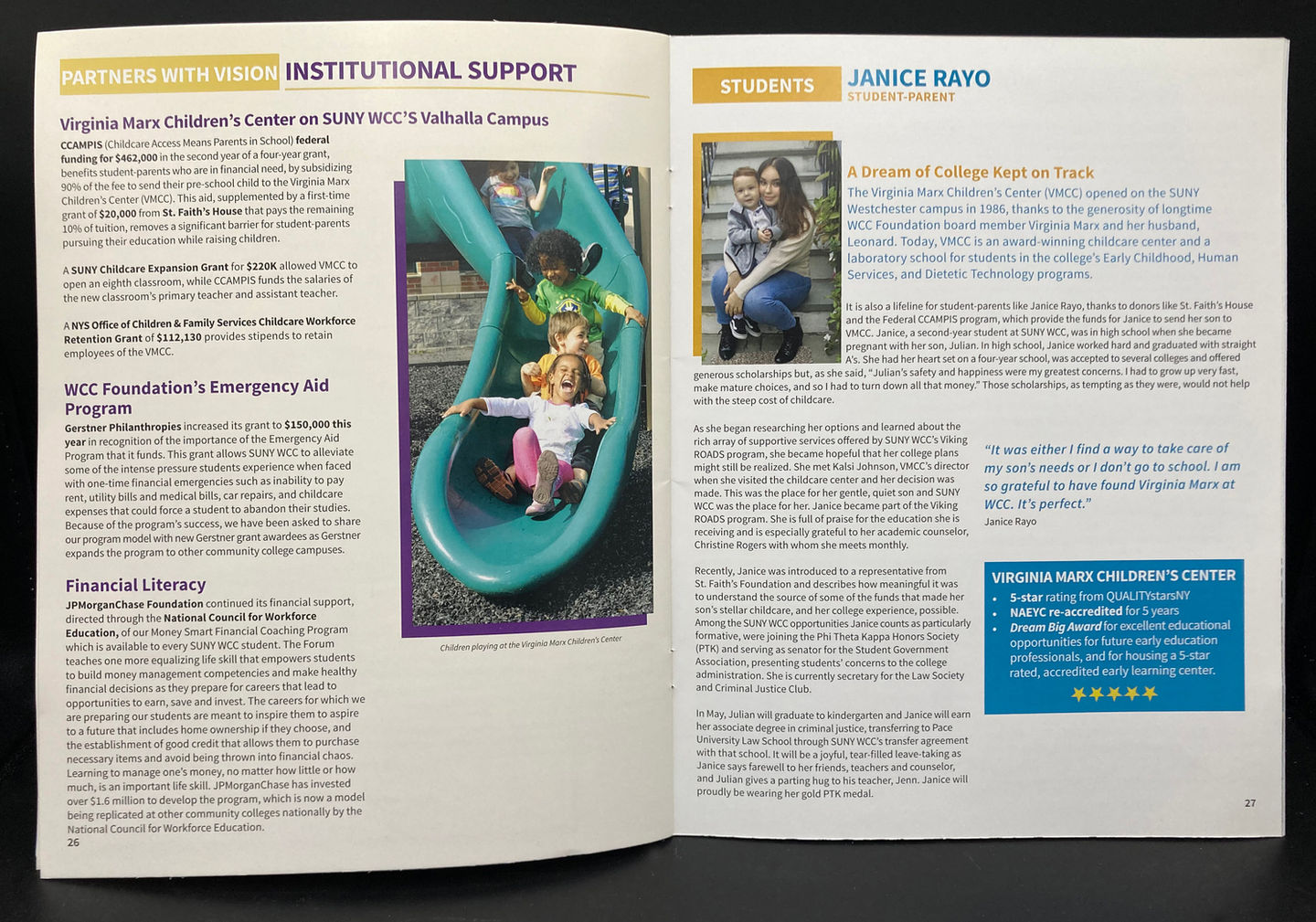 2024 WCCF Annual Report Inside Spread Virginia Marx