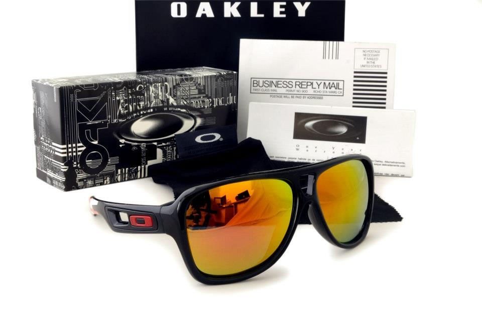 Oakley Dispatch II Polish Black- Orange Pattern Fr