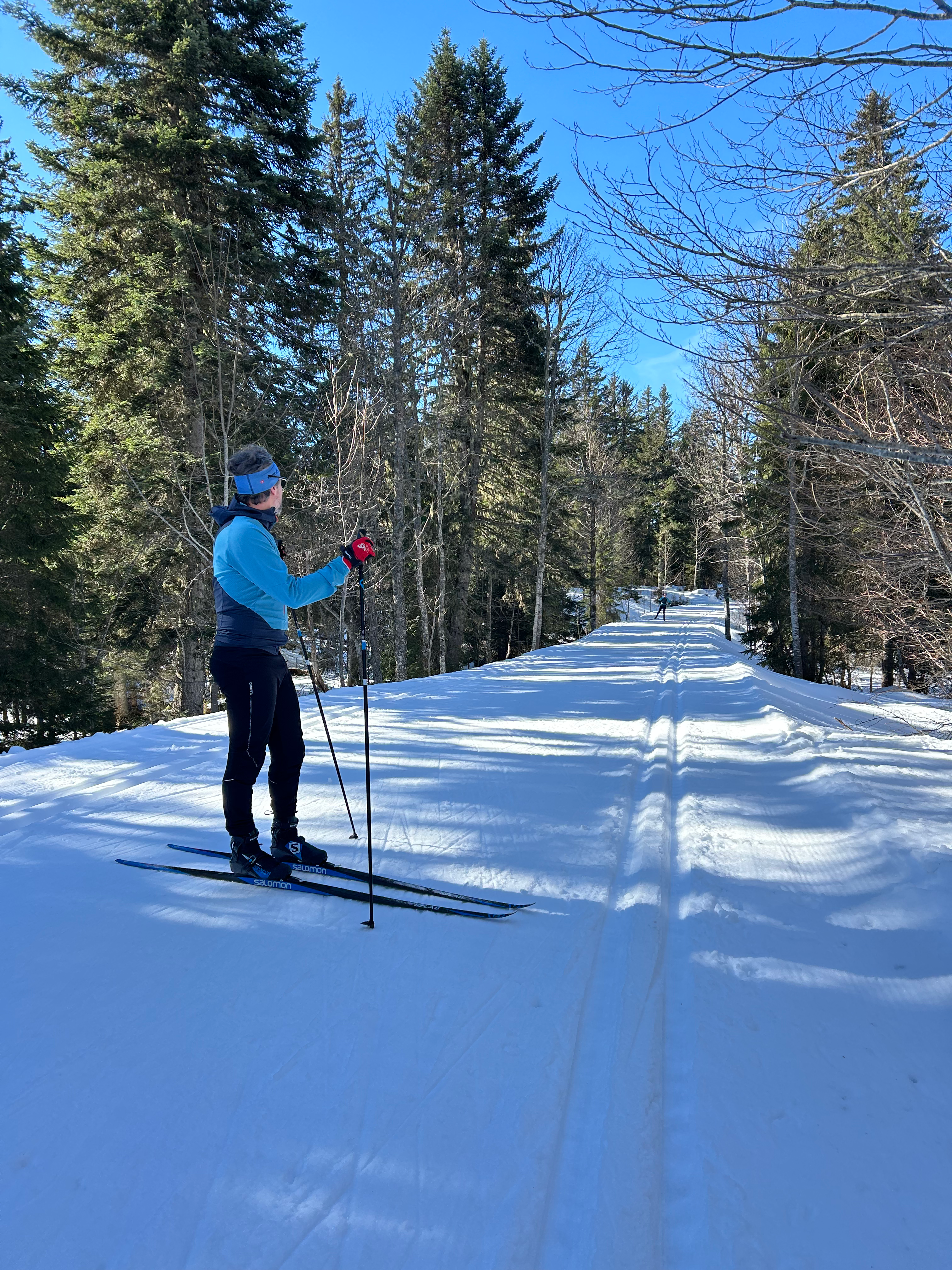 Paysage hivernal de Prémanon dans le Jura