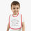 Thumbnail: Baby Contrast Trim Jersey Bib