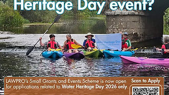 Water Heritage Day Grants Scheme 2026