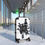 Thumbnail: Travel Suitcase with Artistic Design, 