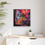 Thumbnail: Framed Abstract Art Print, Colorful Canvas for Home Decor