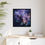 Thumbnail: Framed Matte Canvas Art Print, Colorful Wall Decor