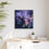Thumbnail: Framed Matte Canvas Art Print, Colorful Wall Decor